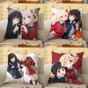 Anime LLycoris RRecoil Kissenbezug Weich Langlebig Wendbar Kissenbezug Zuhause Auto Mehrzweck Täglicher Komfort Kissenbezug