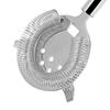 Stainless Steel Cocktail Strainer Shake Drinks Ice Mixed Filter for Bar   Party (  Gold)