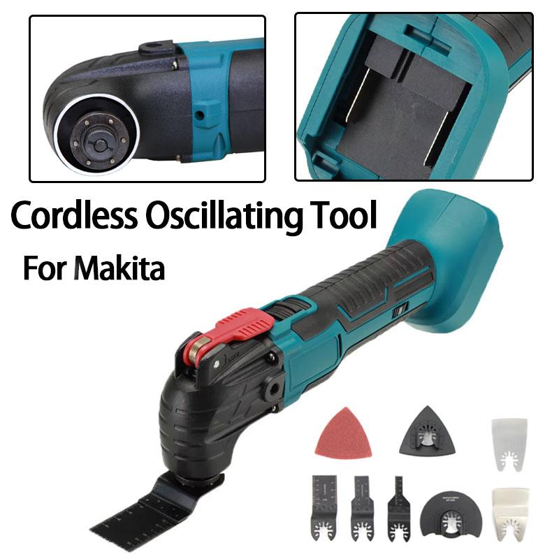 For Makita 18V BL1840B BL1440 BL1415 Li-ion Battery Electric Vibrating Tool For Cutting Scraping Sanding Power Tool