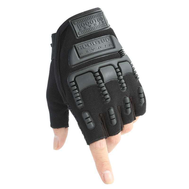 

Тактические уличные перчатки без пальцев Новые летние мужские и женские перчатки для боевой тренировки, нескользящие и износостойкие, для полевой езды average size
