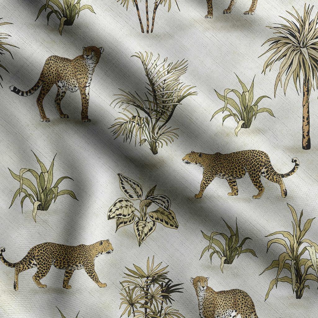 Soimoi Animals Print,  Cotton Cambric, Quilting Fabric Sold by The Yard 42 Inch Wide, Medium Weight Cotton Fabric, Sewing  Supplies,