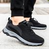 Outdoor Casual Sneakers Ladies Non-Slip Soft Elderly Walking Shoes Spring Flying Woven Breathable Hiking Shoes Women Autumn