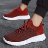 Large Size Fashionable Breathable Lightweight Sports Flying Mesh Shoes Outdoor Hiking Shoes Socks Shoes Sports Casual Men's Shoes
