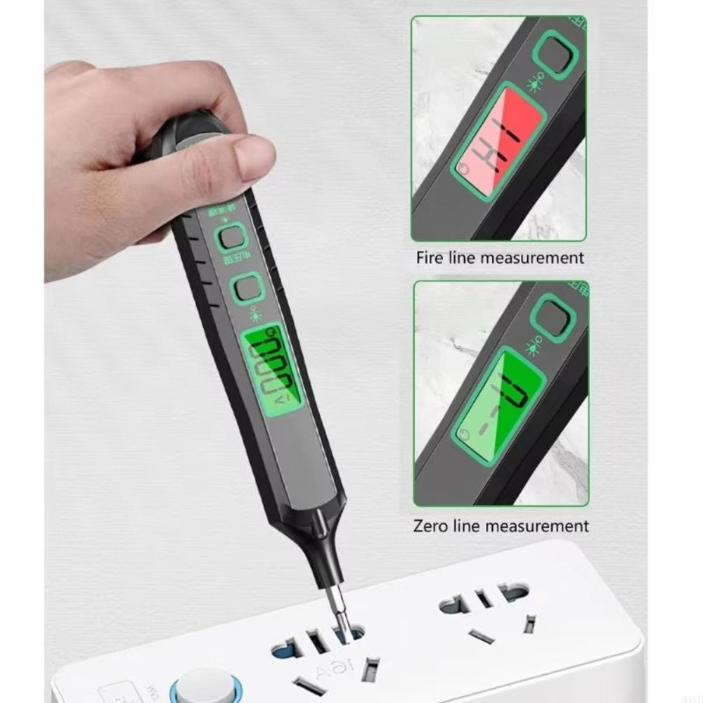 Portable Design Voltage Tester LED Display Multifunction Testing Tool  Hobbyists