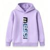 Kids Boys Girls Pullover Hoodie Letter Print Stylish Casual Long Sleeve Sweatshirt Comfortable Lightweight Daily Wear Top for 3-12 Years Old Children