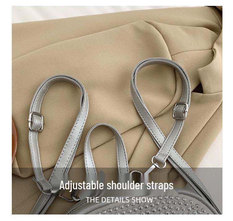 Trendy Women's Diamond-Studded Convertible Backpack 2023 - Celebrity-Inspired, Spacious, and Stylish.