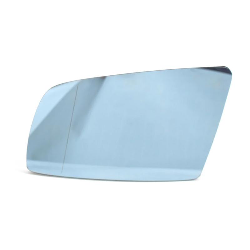 For 03-07 BMW 5 Series E60 E61 Car Reverse Lens Heating Rearview Lens Blue Mirror Replacement