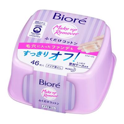 Biore Makeup Remover Wipes  Cotton Body  46 Sheets  141ml 