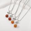 Children's Sports Pendant - Basketball & Football Friendship Necklace