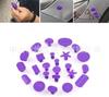 24 Pcs Car Dent Puller Suction Cups Car Dent Repair Tool Suction Sucker Gasket Paintless Dent Removal Tool Pulling Tabs