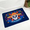 Cartoon Mexico Day of The Dead Entrance Doormat Home Decor Sugar Skulls Kitchen Hallway Rugs Bathroom Non-slip Floor Mat