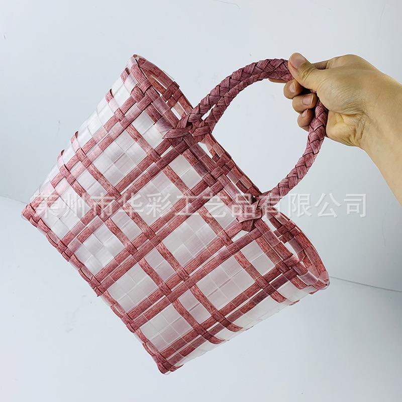 Transparent jelly bag, wedding bridesmaid gift bag, wedding gift basket, women's bag, vegetable basket bag.