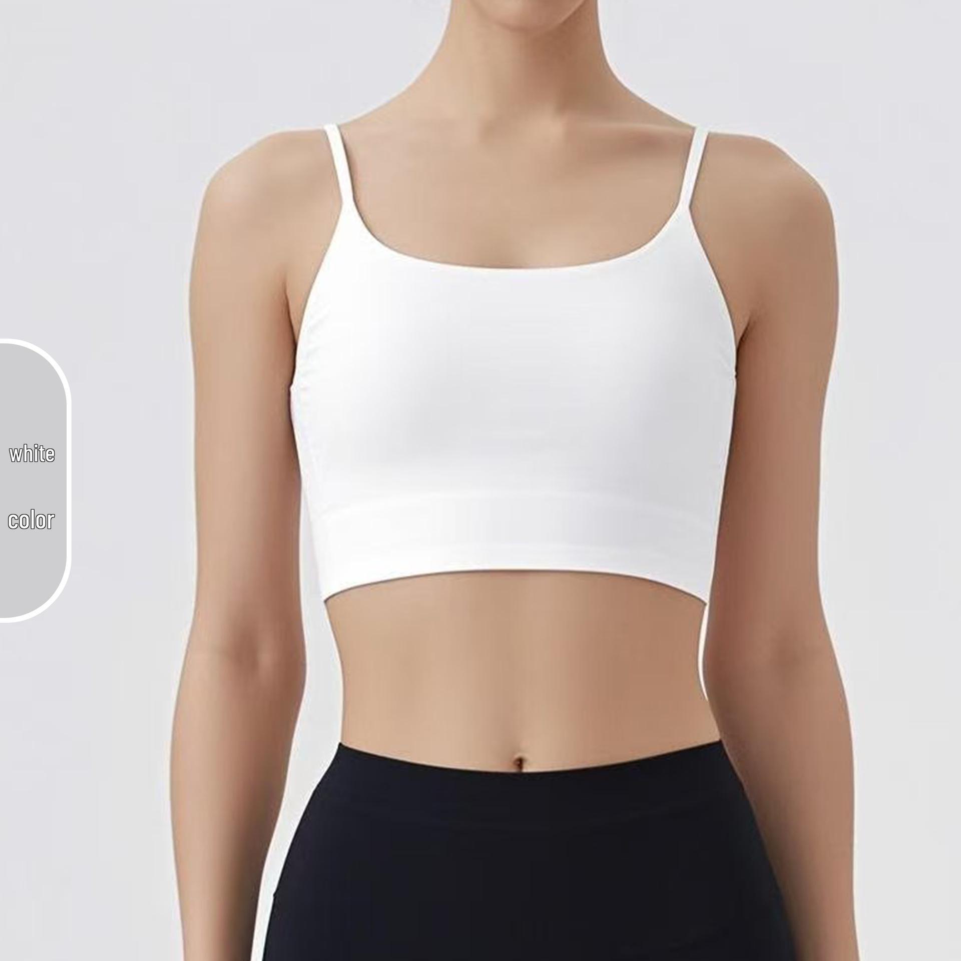 

Versatile Women s Quick-Dry Yoga Tank: Spaghetti Straps, Beautiful Back, Tight Fit, Brushed Fabric Medium