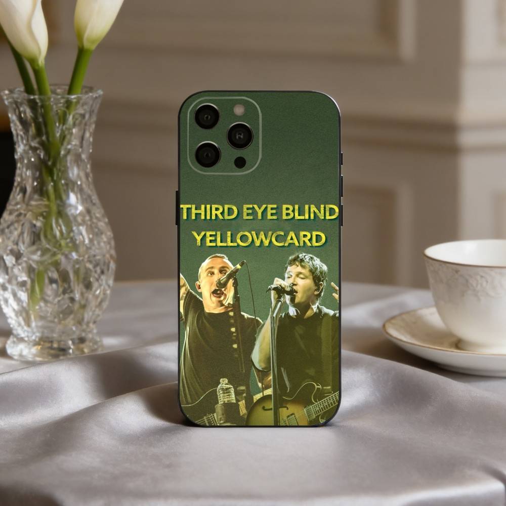 Rockin Y-Yellowcard Band Phone Case Silicone Soft For IPhone 17pro 16 15 14 13 12 11 X XR Plus Pro Max Plus