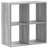VidaXL Bookcase Sonoma Grey 68.5x32x68.5 Cm Engineered Wood, Shelf, Bookshelf, Book Support, Cabinet of 852830