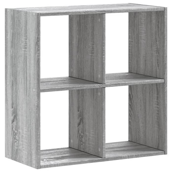VidaXL Bookcase Sonoma Grey 68.5x32x68.5 Cm Engineered Wood, Shelf, Bookshelf, Book Support, Cabinet of 852830