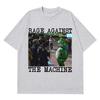 Portland Frog Protest Meme Frog Viral Meme T-shirts Men's Women Cotton Hip-hop T-shirts Short-sleeved Casual Loose Male T-shirts