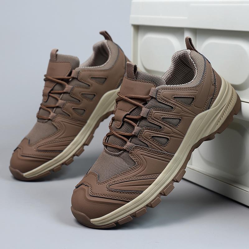 Autumn New Outdoor mountaineering Shoes Men's Travel Hiking Shoes Mesh Breathable Sneaker Anti slip Durable Large size Footwear