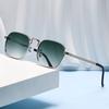 New Trendy Square Oval Sunglasses Black Tint UV Protection Unique Design Fashion Accessories For Men Women