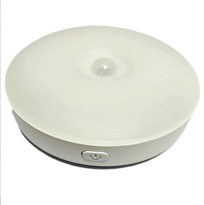 LED Energy-Saving Night Light with Motion Sensor for Bedside, Wardrobe, or Dorm Use