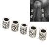 5pcs Hair Braiding Tube Beads Dreadlocks Beard Beads Hair Decoration Accessories for Hair Braiding DIY Jewelry