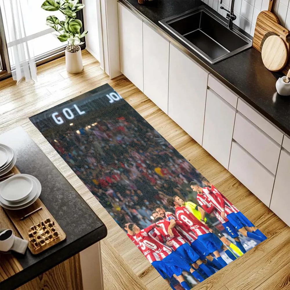 Atletico Madrid Nonslip Kitchen Mat Floor Carpet Rug For Indoors Outdoors Home Decor Room Supplies Spring Decor