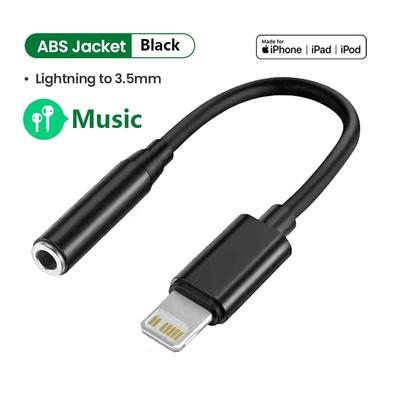 Adaptér pre iPhone na 3,5 mm slúchadlá Adaptér pre iPhone 12 11 Pro max x xr Aux kábel 3,5 mm Jack Rozdeľovač zvuku Pre ios Adaptér
