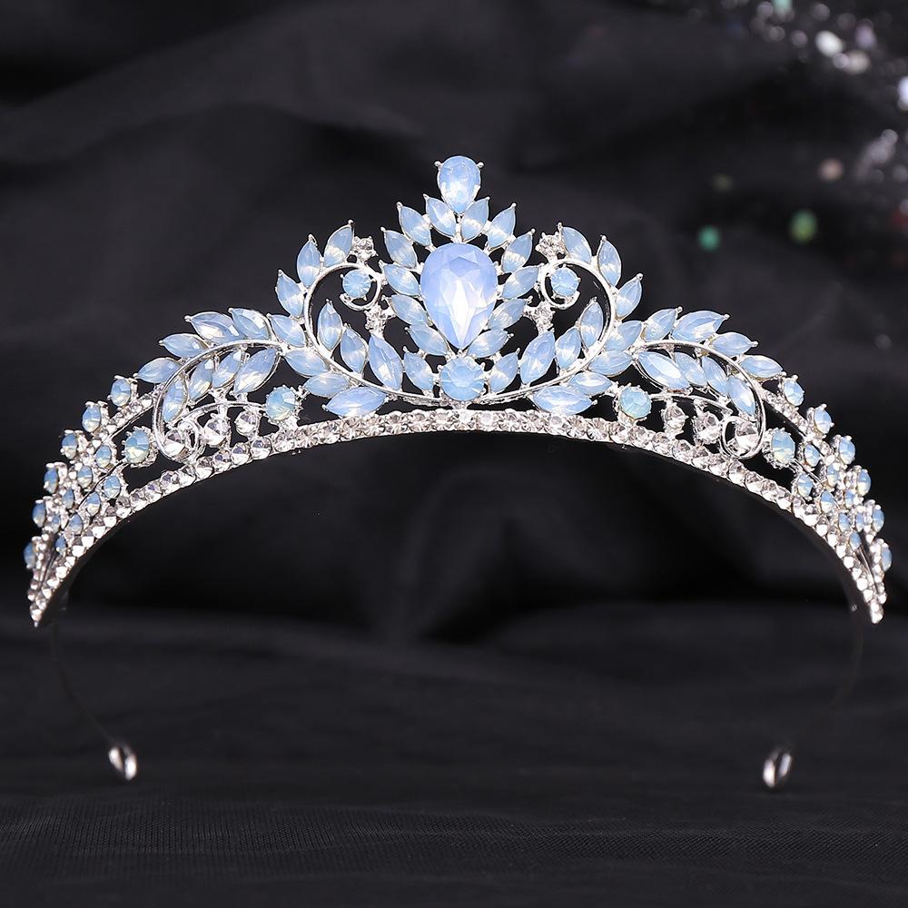 2026 Alloy Crystal Bridal Jewelry Crown, European Wedding Ball Performance Accessories Crown