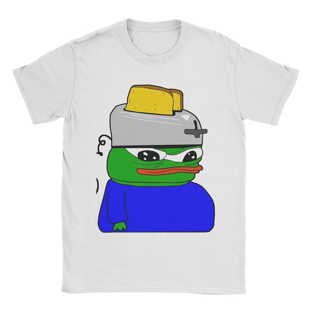 Rare Pepes Toaster Head apu Apustaja Outfit Men Women T Shirt 100% Cotton Tee New Arrival Frog Funny Meme T-shirt Clothes