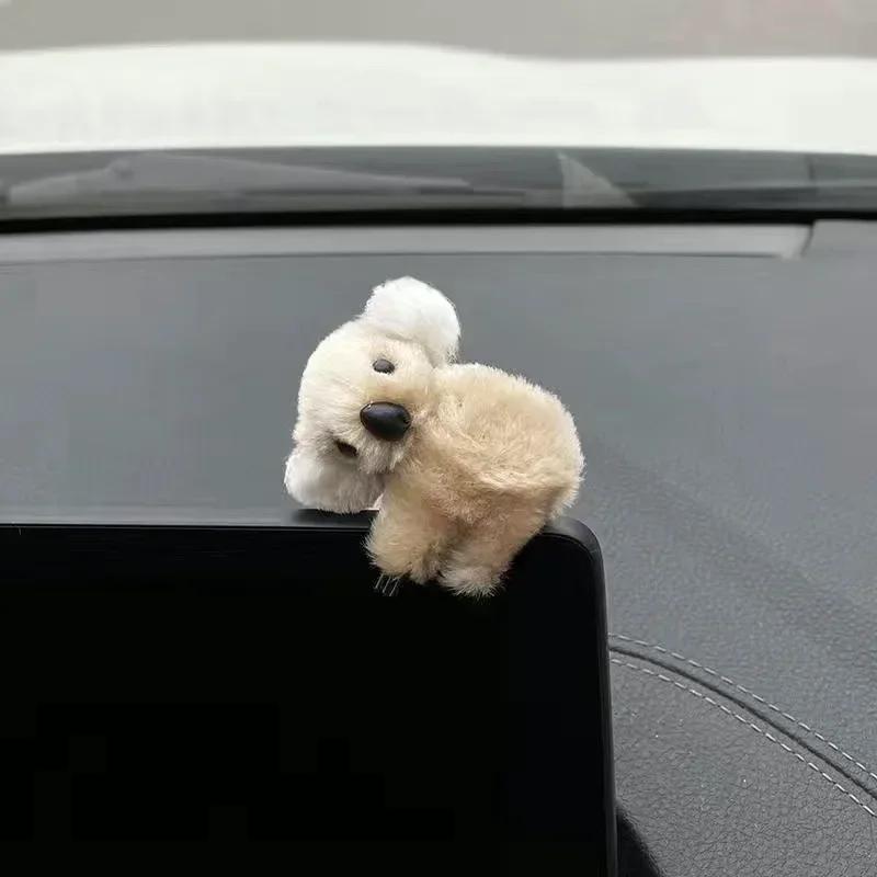 NEW Cute Cartoon Plush Koala Car Interior Decoration Auto Rearview Mirror Control Screen Decoration Car Interior Accessories
