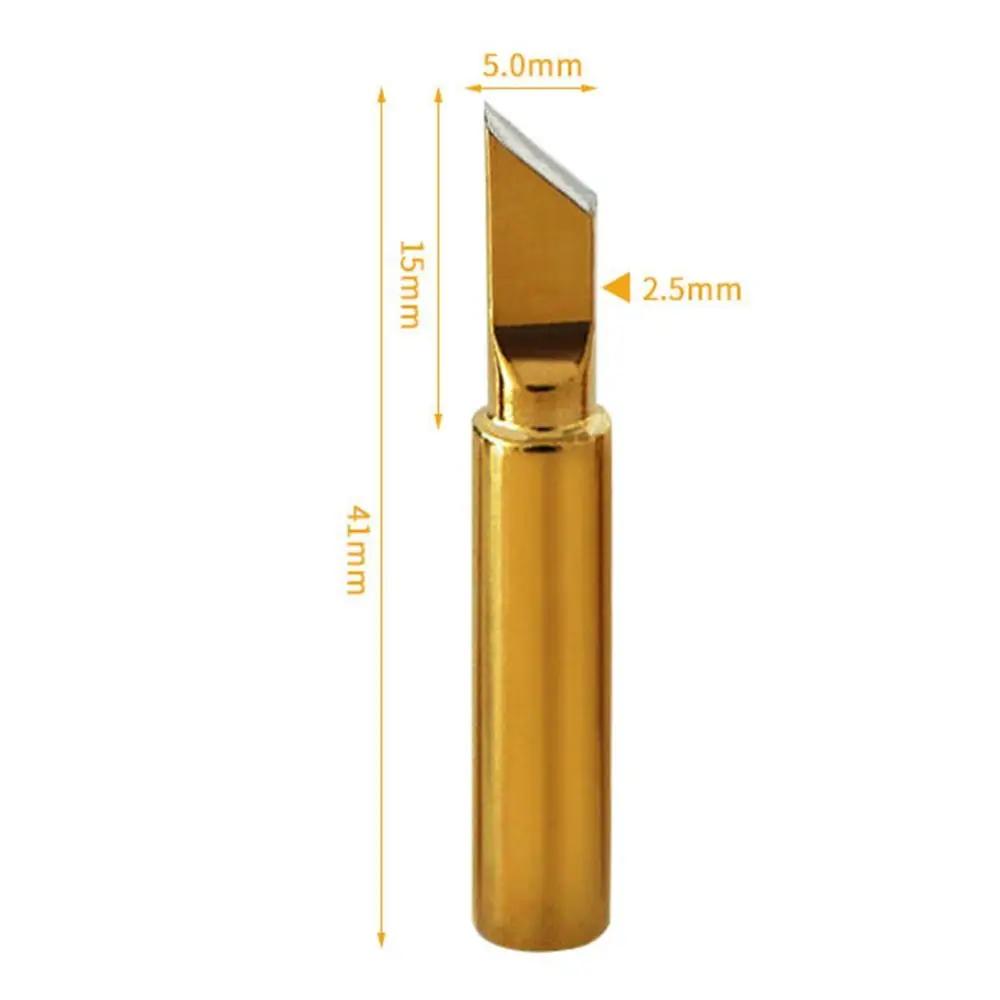 1Pc 900M-T Soldering Station Solder Iron Tip Oxygen-free Copper Solder Head Replacement Welding Tips Soldering Accessories