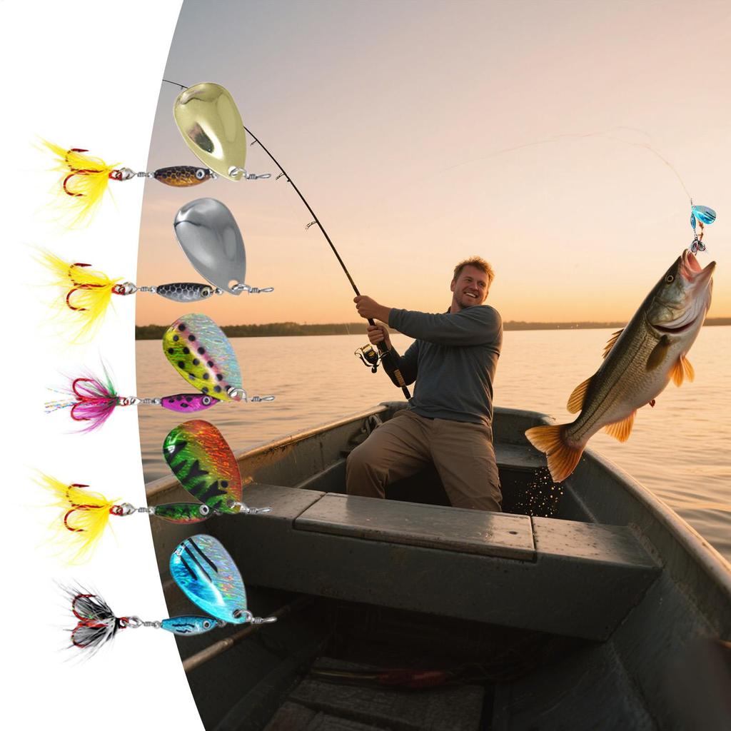 Saltwater Fishing Lures 5 Pieces Catfish Bait With Hooks Sequin Baits For Catfish Walleye Pike Perch Lake River Shore Kayak