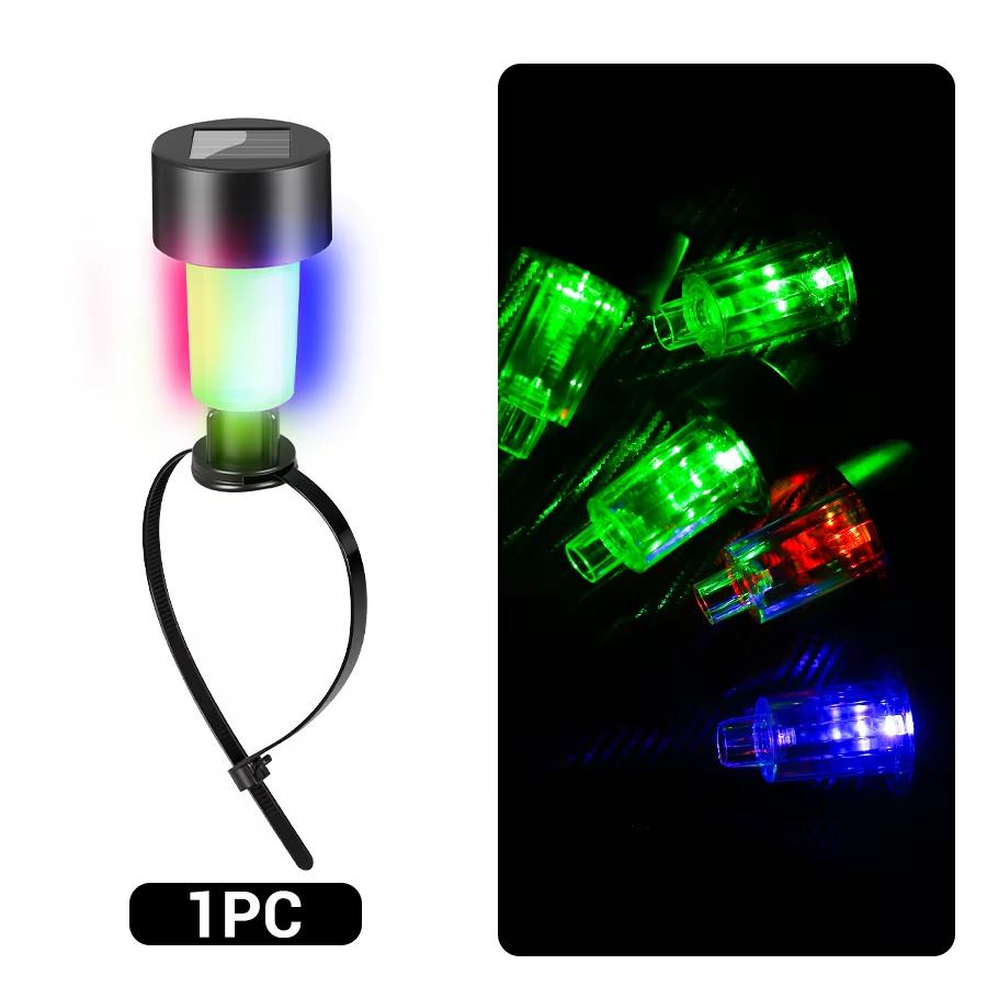 1/6Pack Solar Pool Lights Waterproof LED Outdoor Home Fence Path Multi-Color Garden Wall Accessories Decorative Ambient Lighting
