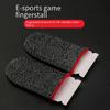 A Pair For PUBG Gaming Finger Sleeve Breathable Fingertips Sweatproof Anti-slip Fingertip Cover Thumb Gloves For Mobile Game