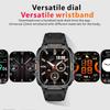 2025 New Military Grade Smart Watch Men 1.96" AMOLED Screen 5ATM Waterproof Sports Fitness Tracker BT Call Smartwatch For Xiaomi