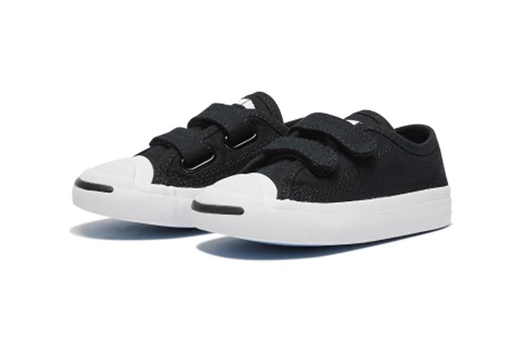 Converse Jack Purcell 2V Cushioning Low Top Toddler Shoes Black Infant And Toddler 761307C
