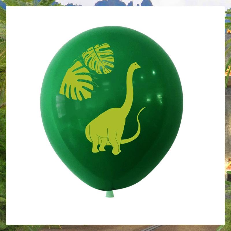 12 Inch Dinosaur Theme Balloon Children'S Birthday Party Decoration Roar Dinosaur Latex Balloon Set