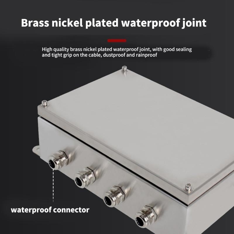 Stainless steels Outdoor Waterproof Cable Split Junction Box Electrical Junction Box Cable Connector Easy to Install
