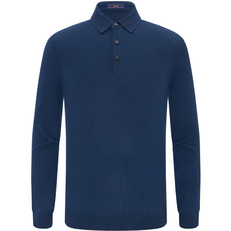 

EMZ Erdos Роскошный кашемировый свитер поло с длинным рукавом L 175/92A