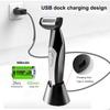Electric Back Hair Remover Men s Full Body Hair Shaver Trimmer Detachable Foldable Handle Whole Body Washable Wet and