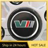 Car Sticker 2025 Hot 4Pcs Car Emblem Wheel Hub Caps Stickers Decoration For Skoda Octavia Kodiaq Enyaq iV Kamiq Scala Superb Fab