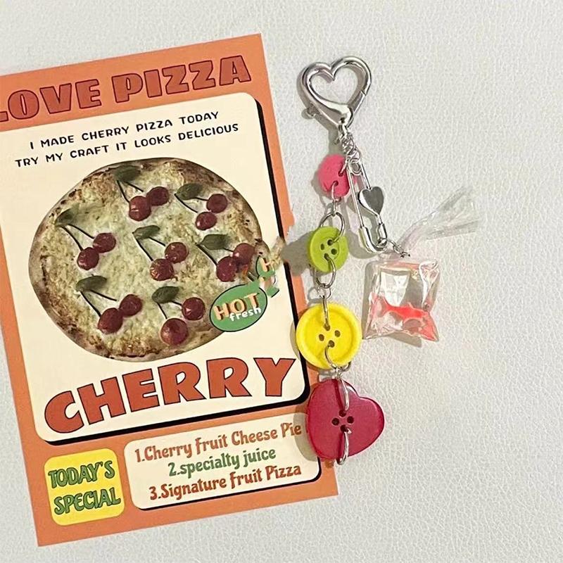 

Милые подвески-шармы для телефона в виде рыбок, красочные бусины-цветы на удачу, ремешок-шнурок для ключей «Сделай сам», аксессуары для CCD-камеры, школьного рюкзака