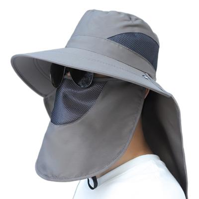 Wide-brimmed Sunhat Sunshade Fishing Hat Mountaineering Jungle Male Visor Sunblock Sunhat Sunshade Hat
