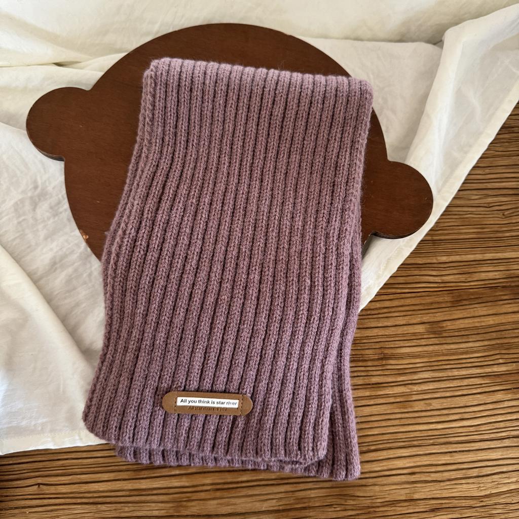 Children's Scarves  Winter Fashion Knitted  Ins Versatile  Boys' and Girls' Woolen Baby Scarves