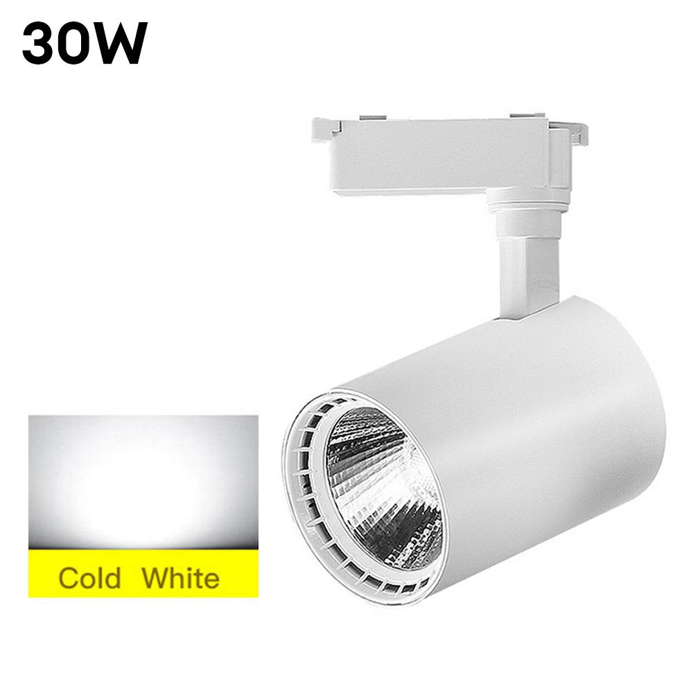 COB Spotlight 220V LED Tracking Light Rail Lamp LED 20/30W Ceiling Spotlight Surface Mount Decoration Light for Mall Exhibition