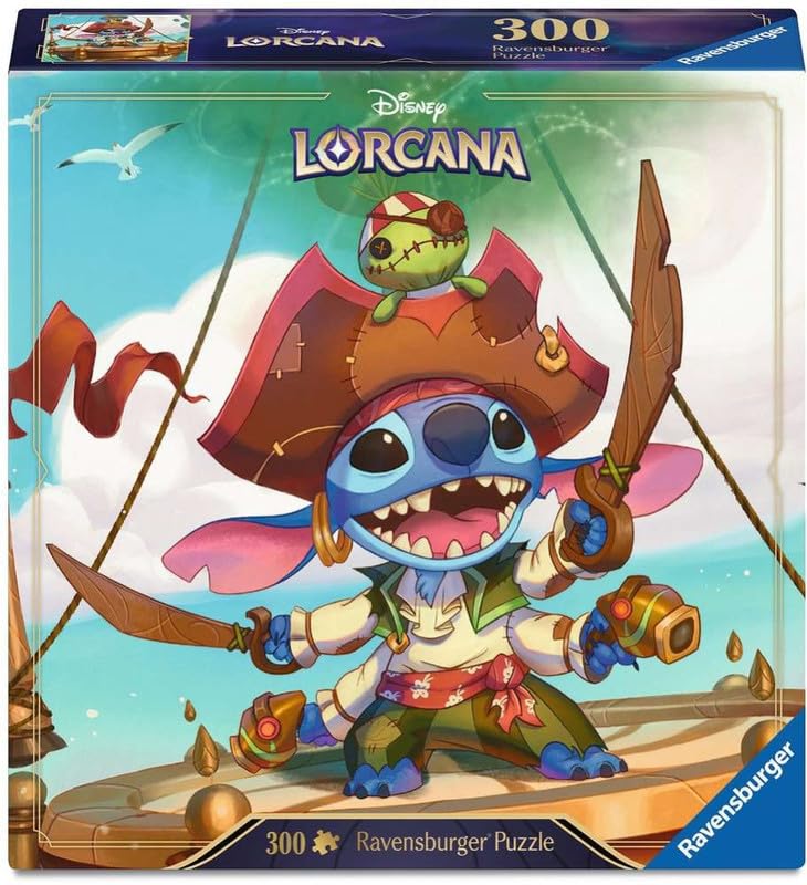 Ravensburger Jigsaw Puzzle Disney Lorcana Puzzle and the Alien Buccaneer 300 12001662 Christmas Gift  Stitch Pieces  Puzzle, Birthday,