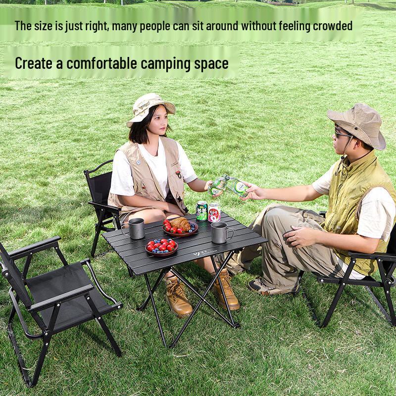 Outdoor Portable X-Leg Roll-Up Camping Table