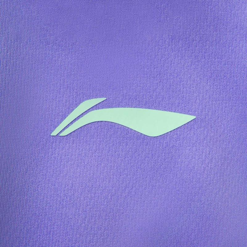 Seria Li Ning Tenis de Masă Confortabil Simplu Versatil Logo Marcă Sportivă Tricou cu Mânecă Scurtă cu Uscare Rapidă Topuri Unisex AAYV117-3