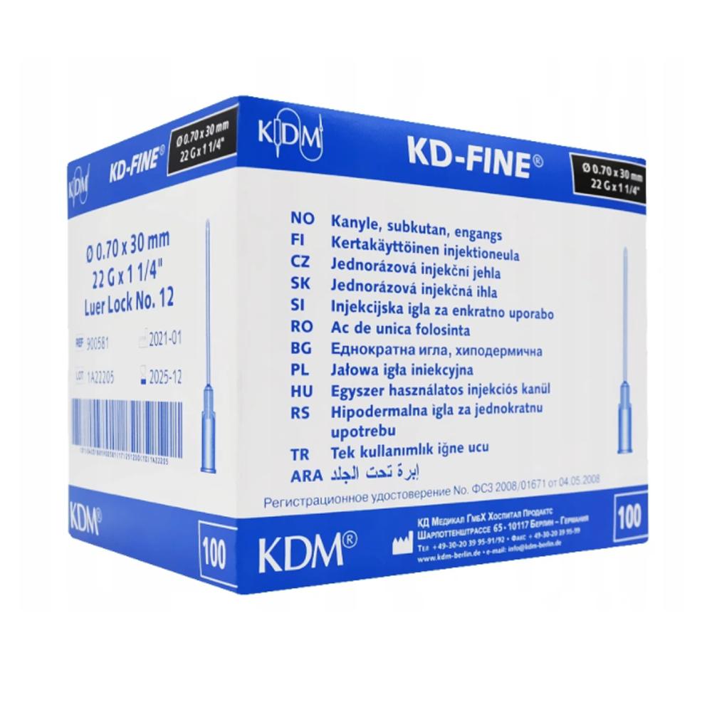 Injection Needles 23G 0.6mm X 80mm Kdm Kd-Fine 50 Pcs