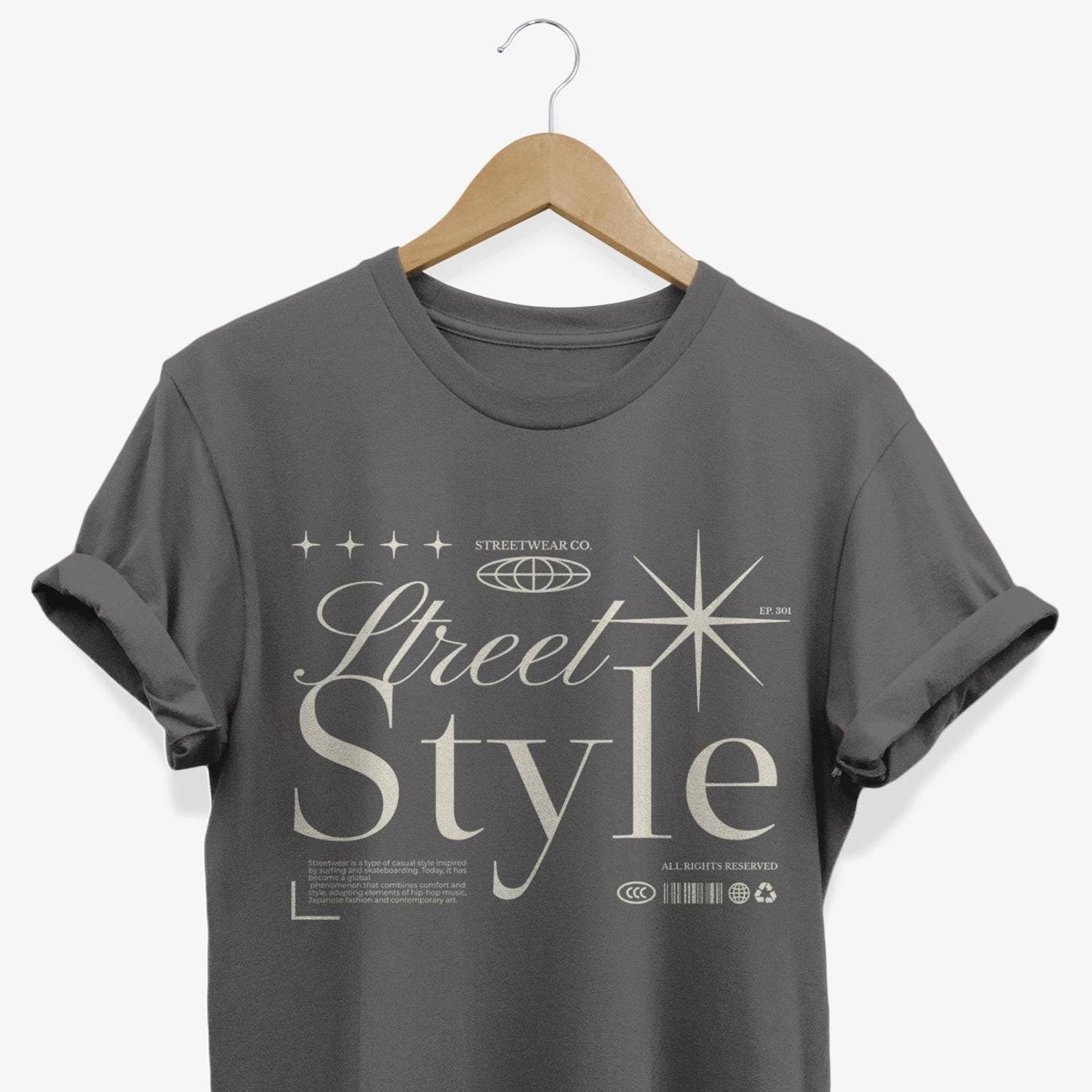 Elegant Street Style Graphic Tee - Urban Y2K Fashion 3XL